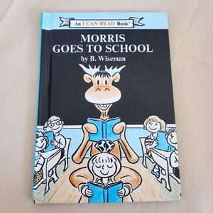 1970 Vintage Morris Goes To School Classic Kids Book HarperCollins